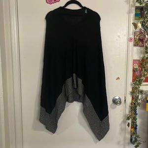 Celeste Wool and Cashmere poncho